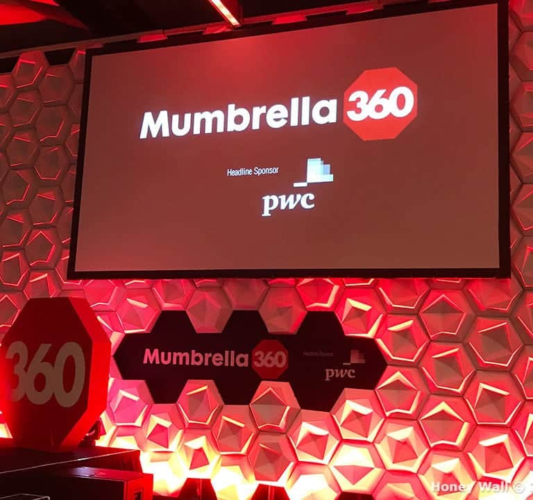 Stage Backdrops - Mumbrella Event 2017 - Event Design - Modular Backdrops