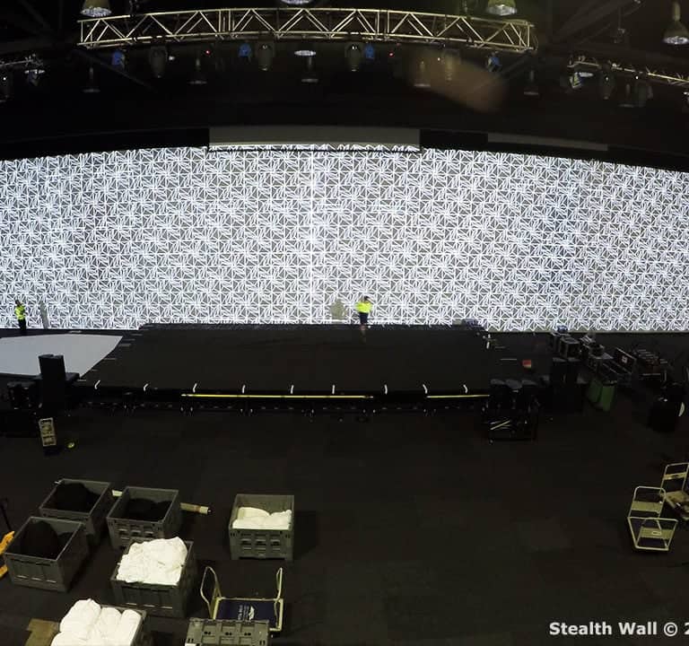 Stage Backdrops Set Up - Modular Backdrops