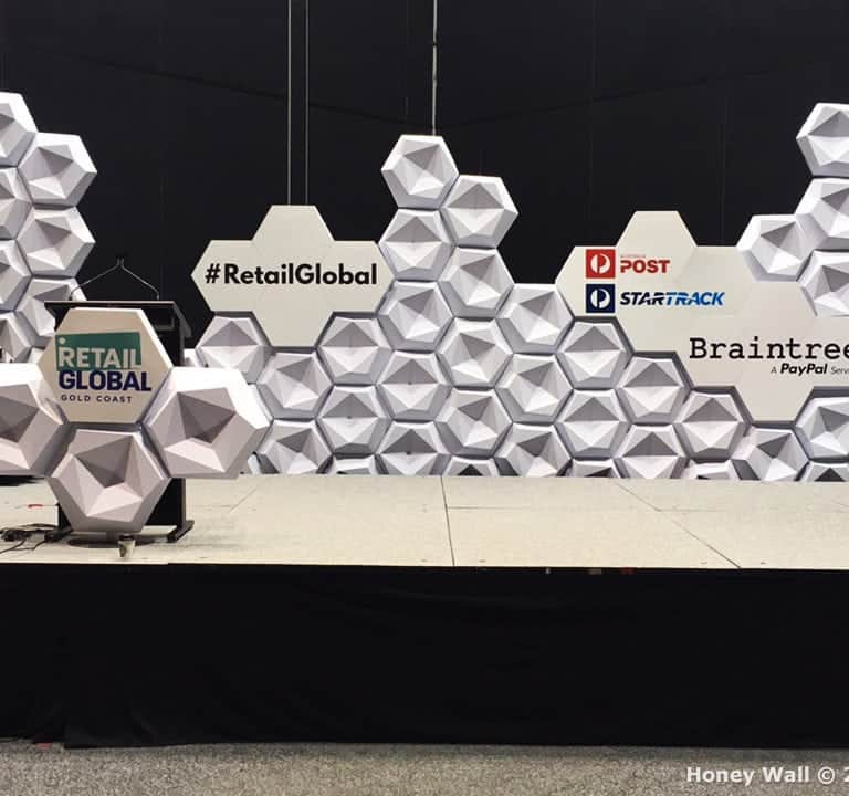 Wall Backdrop - Retail Global Event - Modular Backdrops - Backdrops for events
